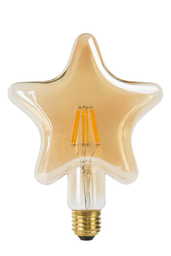 Lucide STAR - Ampoule filament - Ø 6 cm - LED - E27 - 1x7W 2200K - Ambre - éteint